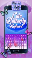 برنامه‌نما Cute Butterfly Keyboard عکس از صفحه