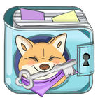 Cute Shiba Inu Anime Diary App أيقونة