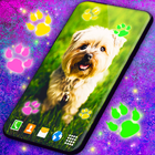Cute Puppy Live Wallpaper-icoon