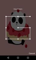 Panda Lock Screen, Cute Panda ภาพหน้าจอ 3