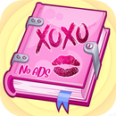 Cute Pink Secret Diary with Glitter APK