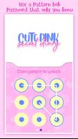 Cute Pink Secret Diary with Glitter screenshot 1