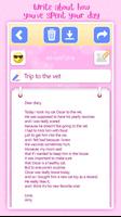 Cute Pink Secret Diary with Glitter screenshot 3