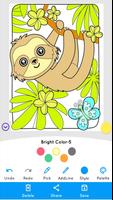 Cute Sloth Coloring Pages - Sl screenshot 1