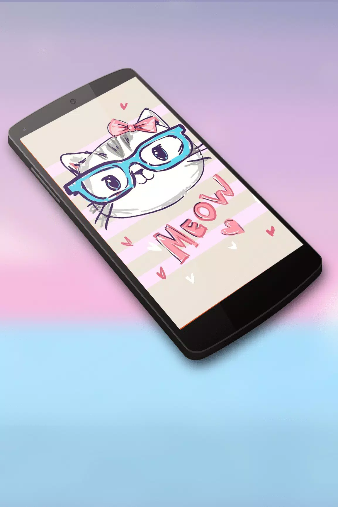 Cute kawaii kitty . Papeis de parede para iphone, Papeis de parede