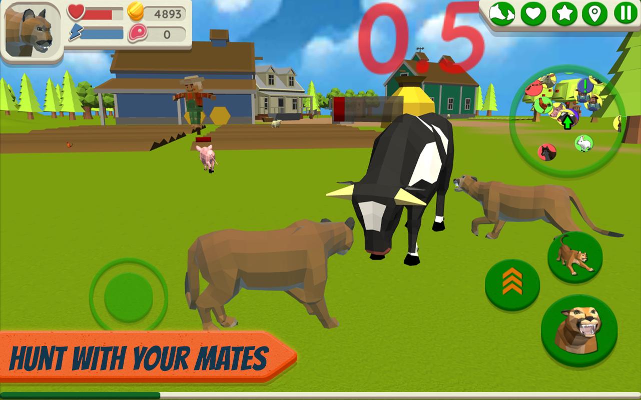 Tải xuống APK Cougar Simulator: Big Cats cho Android Tải xuống APK Cougar Simulator: Big Cats cho Android
