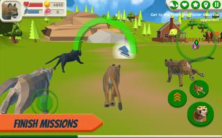 برنامه‌نما Cougar Simulator: Big Cats عکس از صفحه