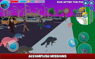 Raccoon Adventure Simulator 3D imagem de tela 1