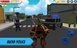 Robot Hero: City Simulator 3D capture d'écran 1