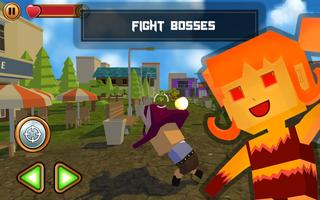 Zombie Blocky Hunter imagem de tela 1