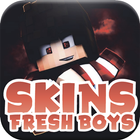 Fresh Boy Skins for Minecraft: Pocket Edition ikon