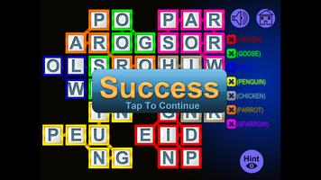 WORD search Swipe Words Puzzle capture d'écran 1