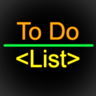 To Do List: Members, Task List, Reminders Zeichen
