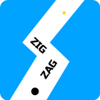 ZigZag Dash - Blue Edition آئیکن