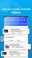 Fast Facebook video downloader - save fb video 海報