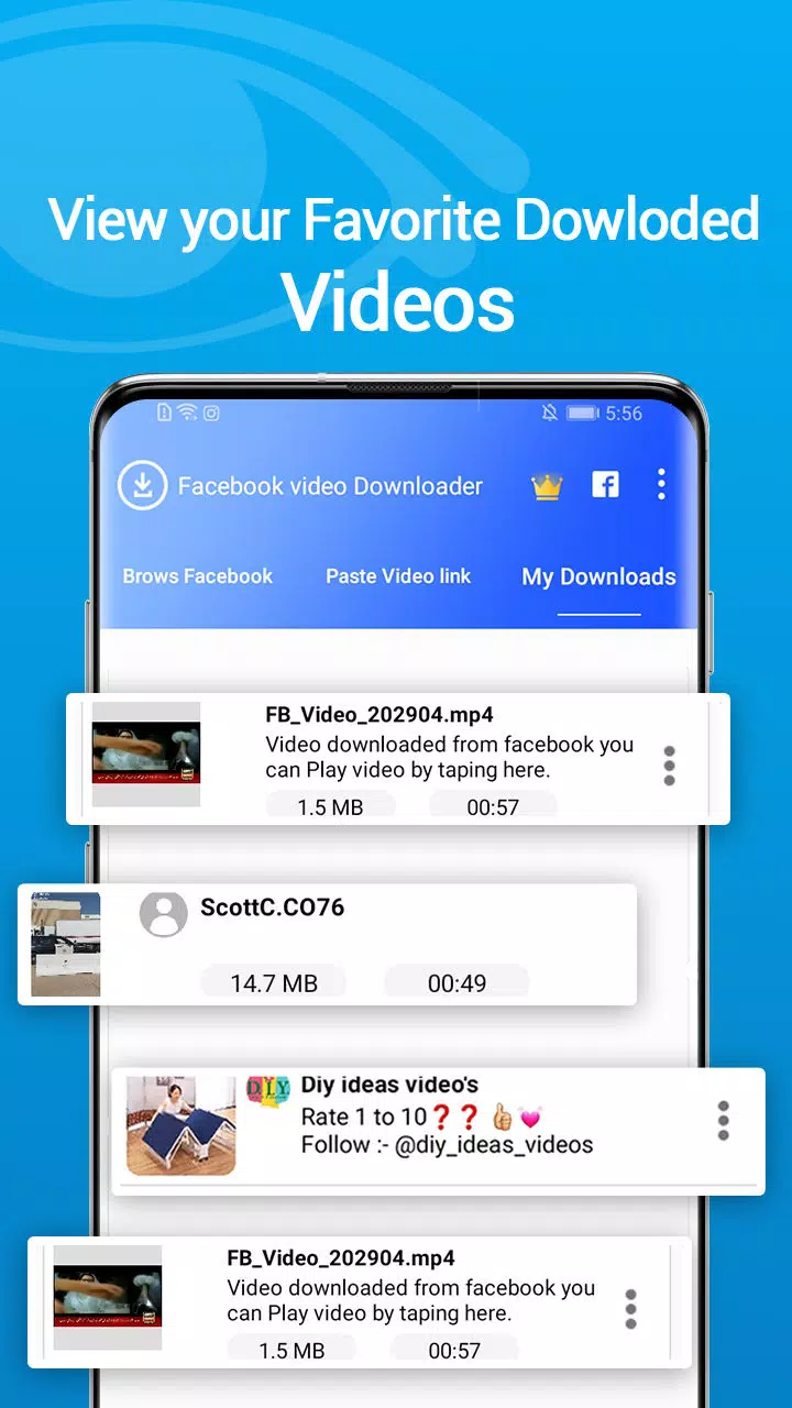 Fast Facebook video downloader - save fb video APK for Android Download