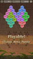Hexa Puzzle Block Affiche