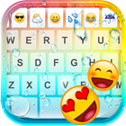 Lluvia Colorida Emoji Teclado icono