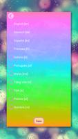 Lluvia Colorida Emoji Teclado captura de pantalla 3