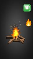 Lagerfeuer-Simulator Plakat