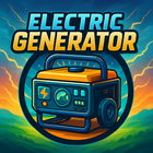 Electric generator icon