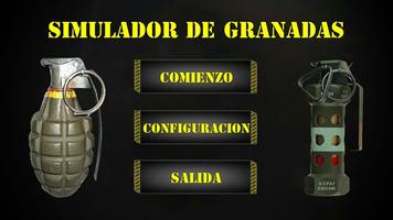 Simulador de granadas Poster