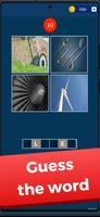 4 Pics 1 Word Guess Word Game Cartaz