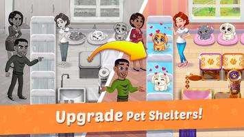 Petscapes: 애완 동물 보호소 게임, 시뮬레이터 스크린샷 1