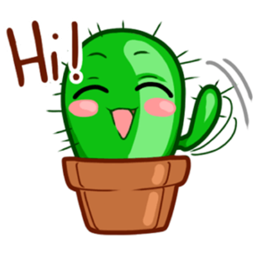 WAStickerApps: Cute Cactus Stickers