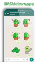 WAStickerApps: Cute Cactus Stickers Ekran Görüntüsü 1