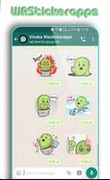 WAStickerApps: Cute Cactus Stickers Ekran Görüntüsü 3
