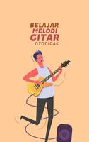 BELAJAR MELODI GITAR OTODIDAK ポスター