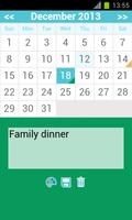 calendário mensal aplicativo imagem de tela 2