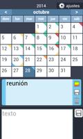 calendario con colores captura de pantalla 2
