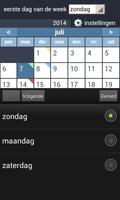 Kalender met kleuren screenshot 3