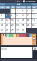 Kalender met kleuren screenshot 1