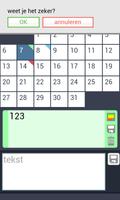 Kalender met kleuren screenshot 2