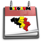 Calendrier Belge 2020 icône