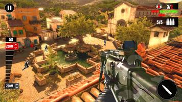 fps sniper 3d shooter gun game Ekran Görüntüsü 3
