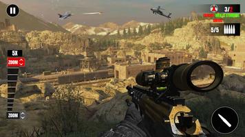 fps sniper 3d shooter gun game Ekran Görüntüsü 1