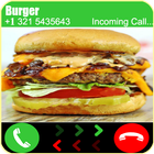 Fake Call from Burger Prank icon