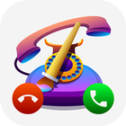 Appel Coloré: Thème Fond D'écran D'appel icône