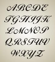 Calligraphy Lettering poster