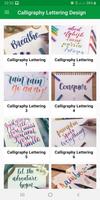 Calligraphy Lettering Design poster