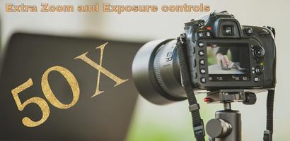 50x Zoom Camera Ultra HD پوسٹر