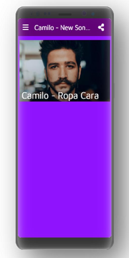 Descarga de APK de Camilo - Ropa Cara Mp3 para Android