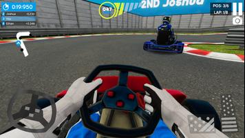 Real Go Kart Karting - Racing الملصق