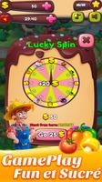 3 Schermata Candy Farm : jewels Match 3 Puzzle Game