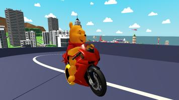 Winni the Poo Bike Racing capture d'écran 3