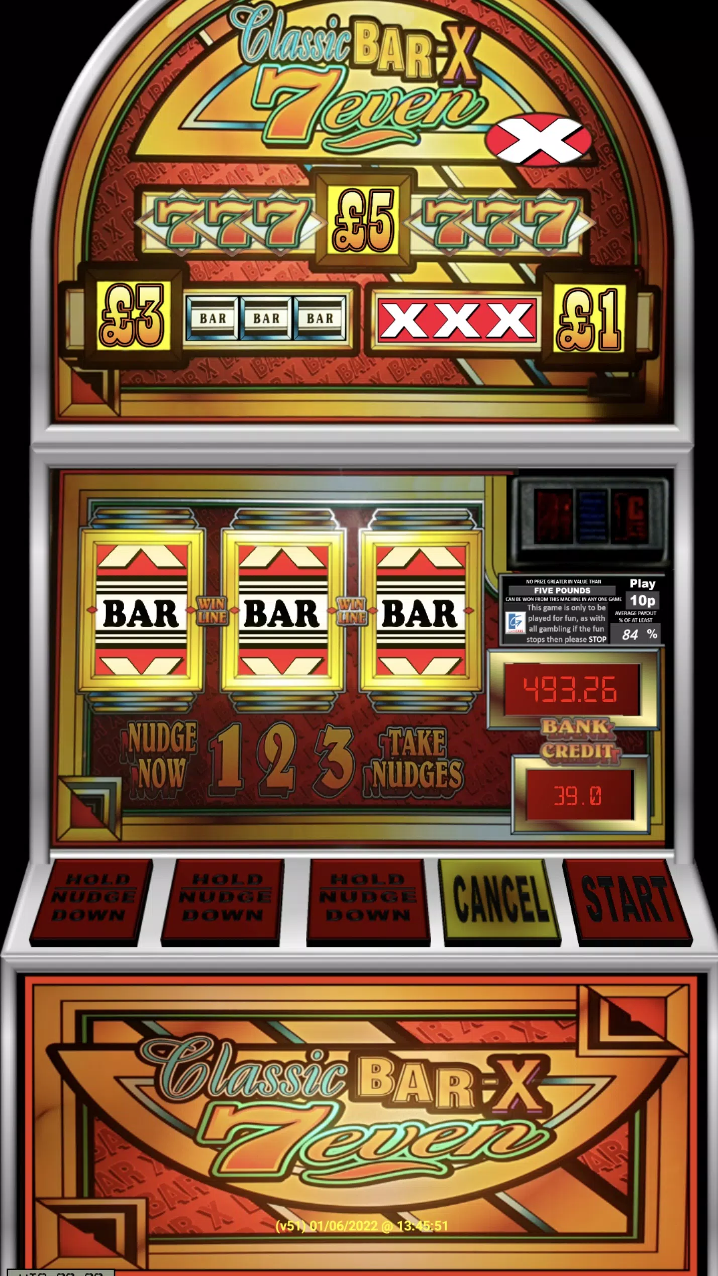 Bar X Slot UK Slot Machines